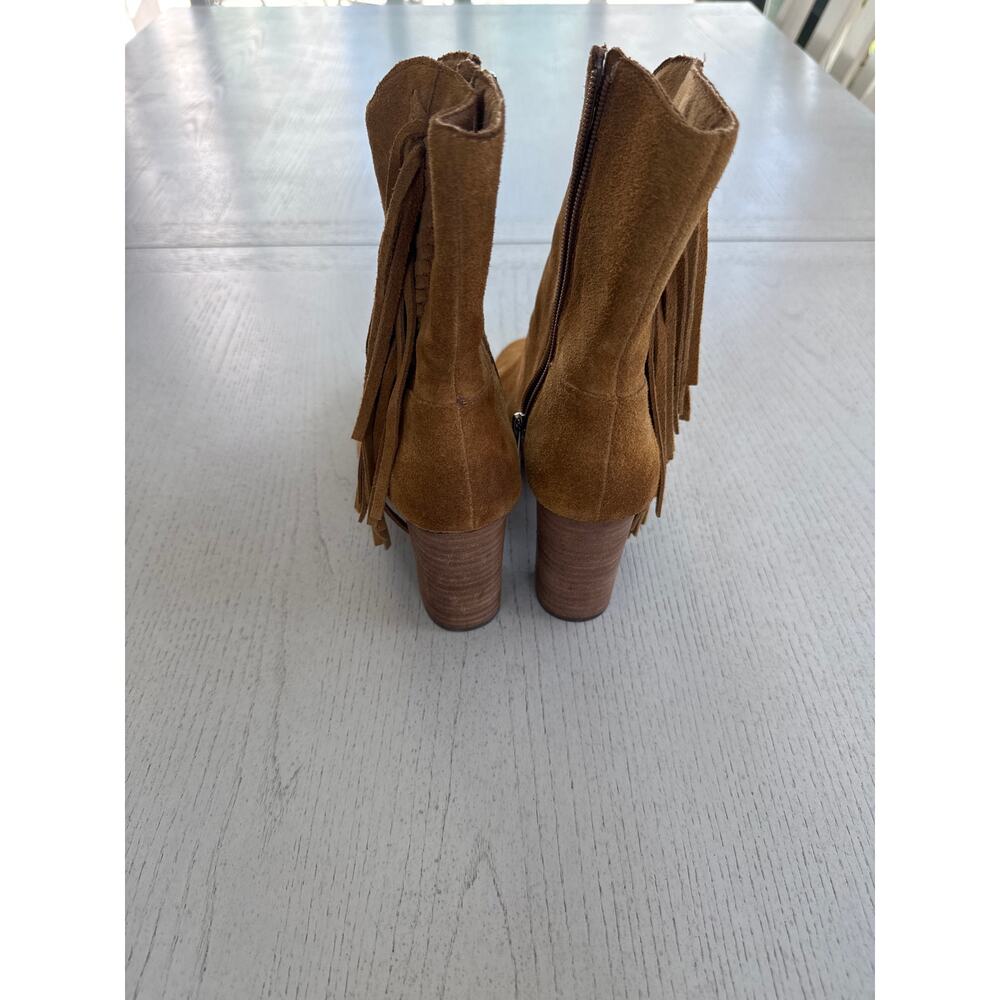 Charles David Boulder Boot Fringe Boho Western Su… - image 7